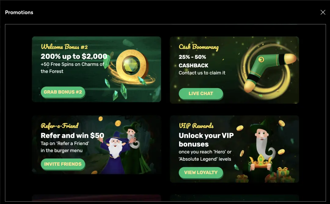 ozwin-bonuses